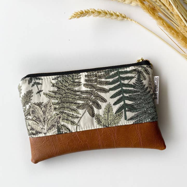 Monedero en hoja botánica para venta al por mayor de September Skye Bags & Accessories