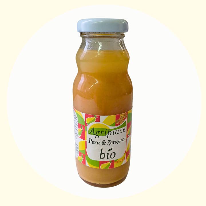 Organic Pear and Ginger Juice 200ml. Sweet and spicy. Modena. for wholesale by Gourm.it