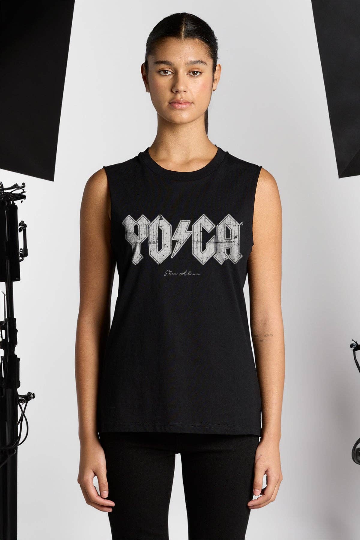 Eden Ashram – wholesale Linne (Tryckt) - Dam – Yoga Tour Camden Tank1