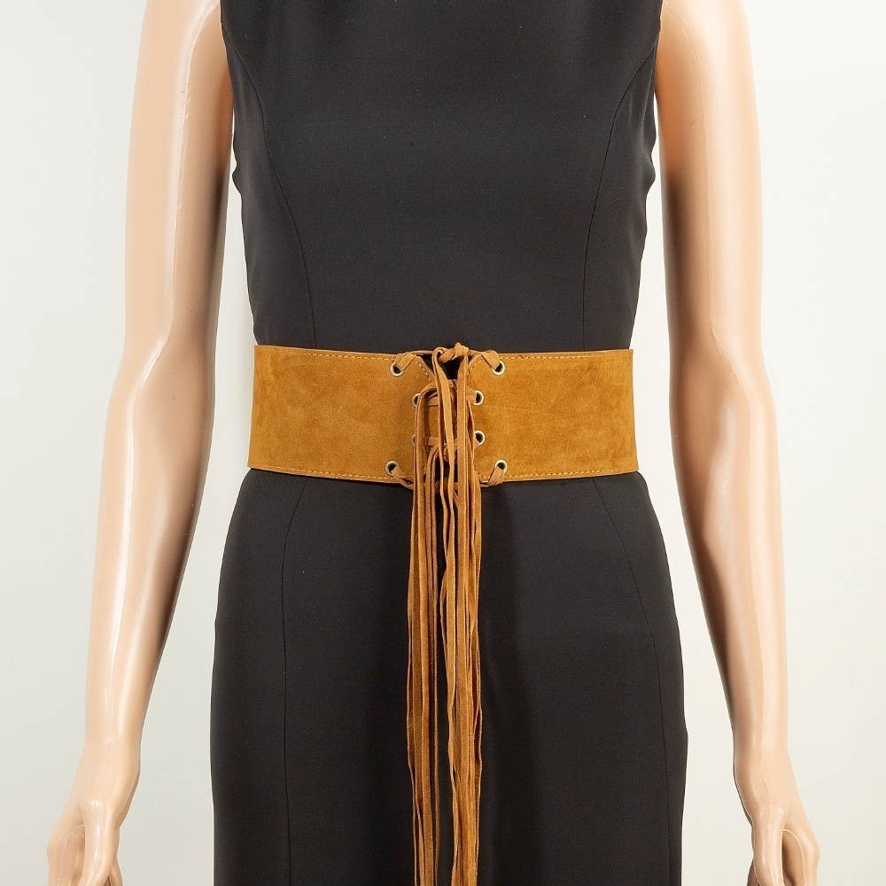 Collections by Fame Accessories - Wholesale Belt - Women's -  Multi Strap Waist Vegan Leather Belt0