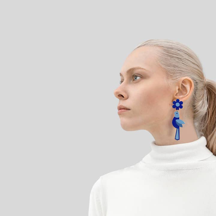 ISUWA Jewelry - Wholesale Dangle Earrings - Bird Earrings – Whimsical Statement Jewelry2