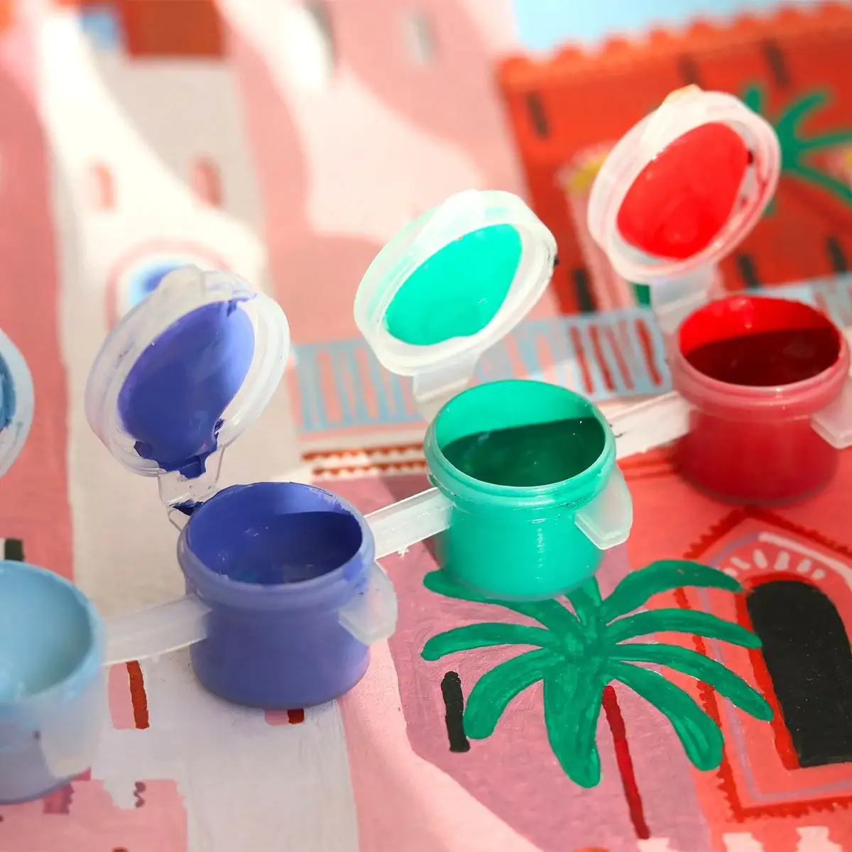 La Petite Épicerie - Wholesale DIY Craft Kit - Number painting kit - Morocco by Mona Mai3