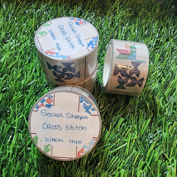 Cross Stitch Washi Tape for wholesale by Secret Sheepie