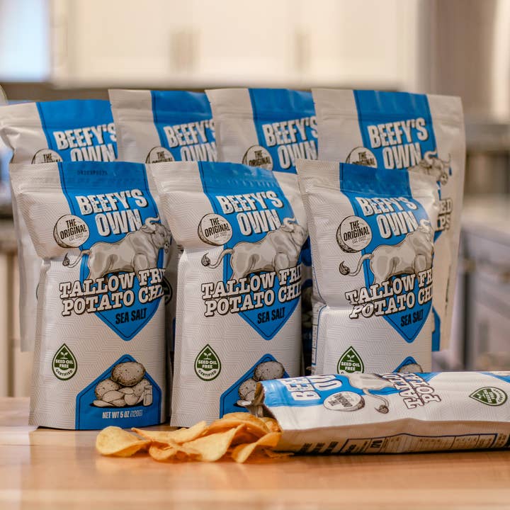 Beefy's Own - Vente Chips - Chips de pommes de terre au suif et sel de mer