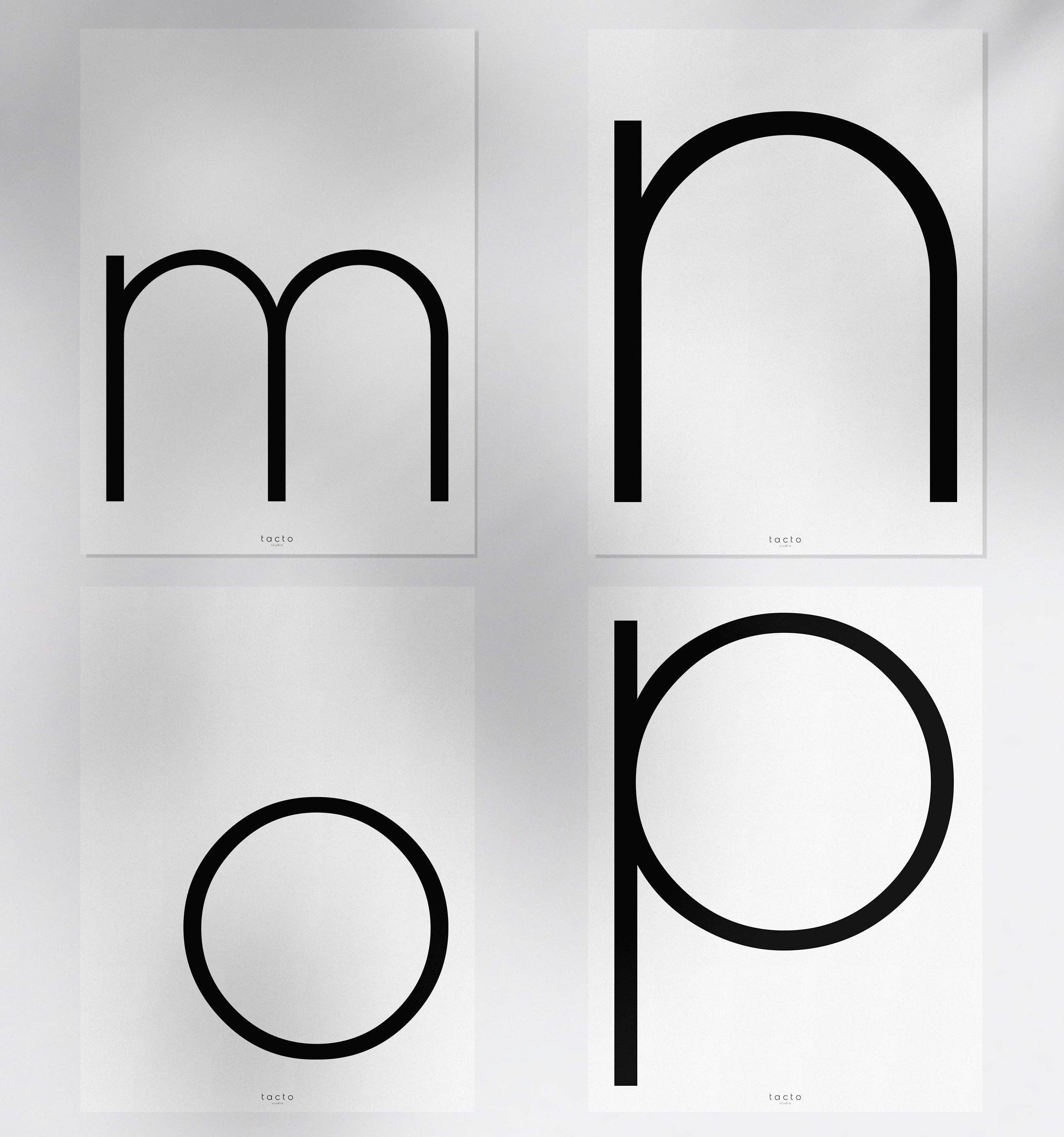 tacto studio - Wholesale Art Print - Letters sheet7