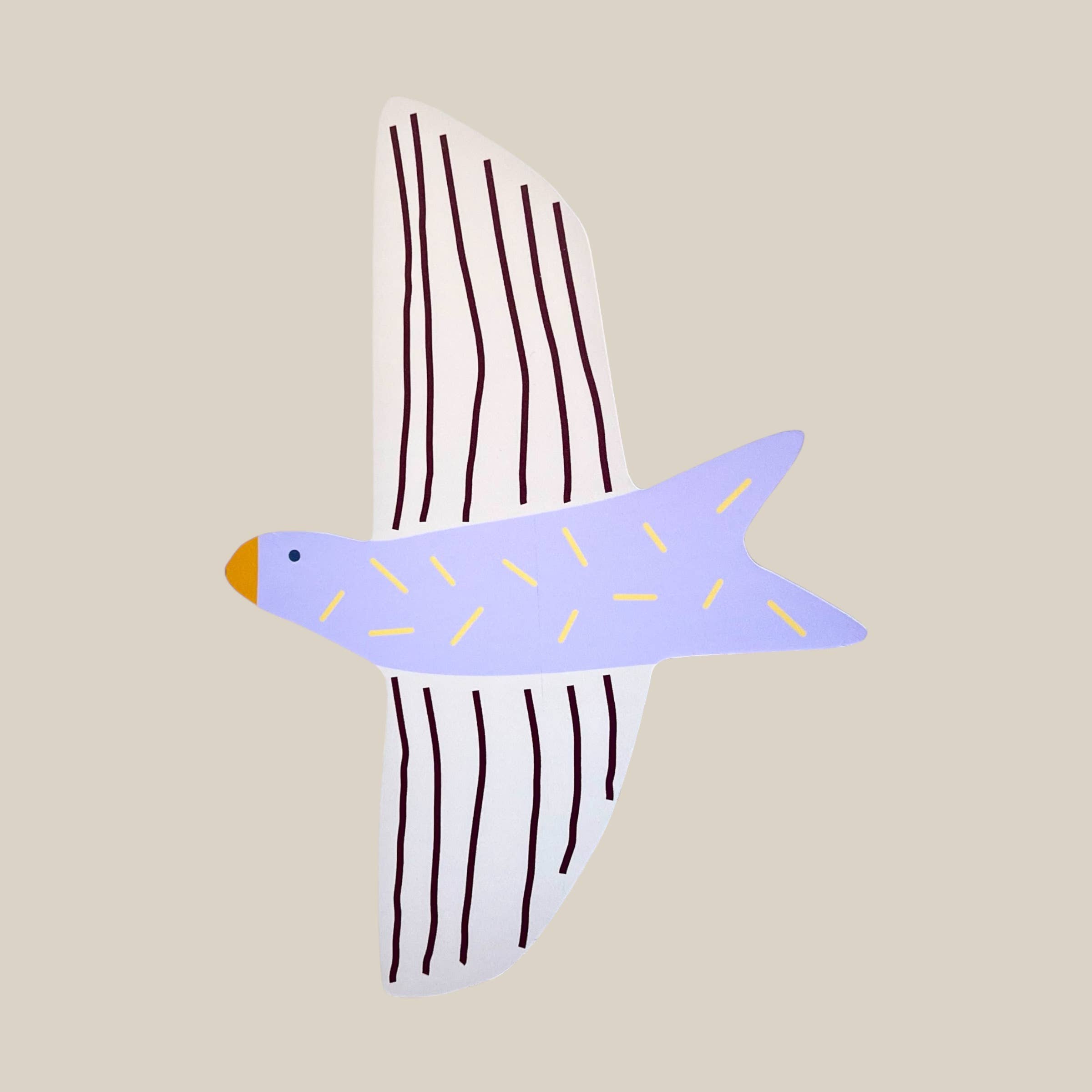 De Lange Tafel – Engroshandel DIY-hobbysæt – Vægophæng med glad flyvende fugl1