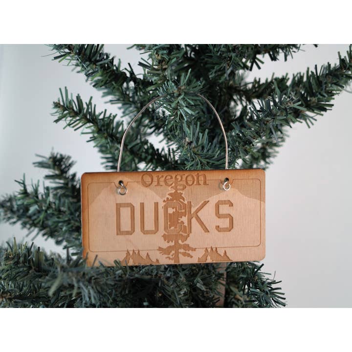 Décoration de plaque d'immatriculation de l'Oregon pour la vente par Rocket Laser Graphics