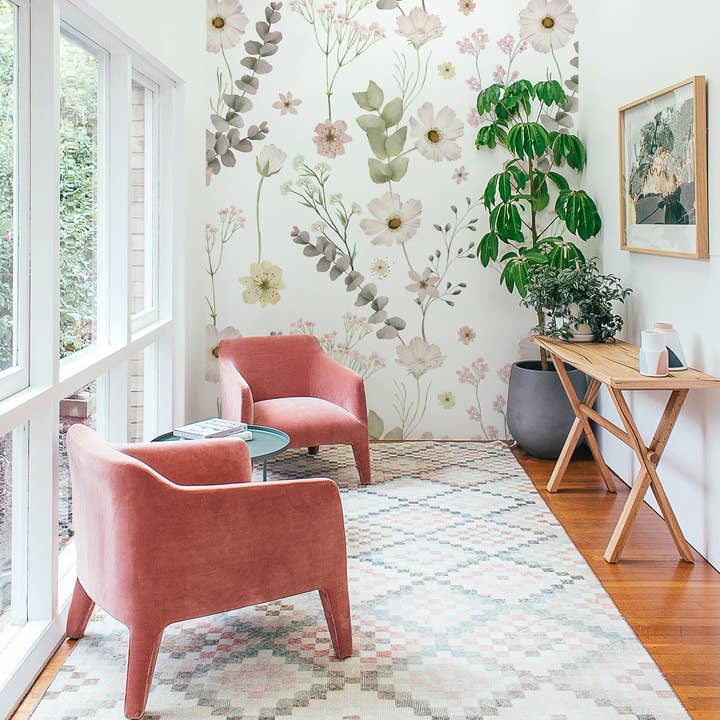 Botanical Muse Wallpaper - 75" for wholesale by Timberlea