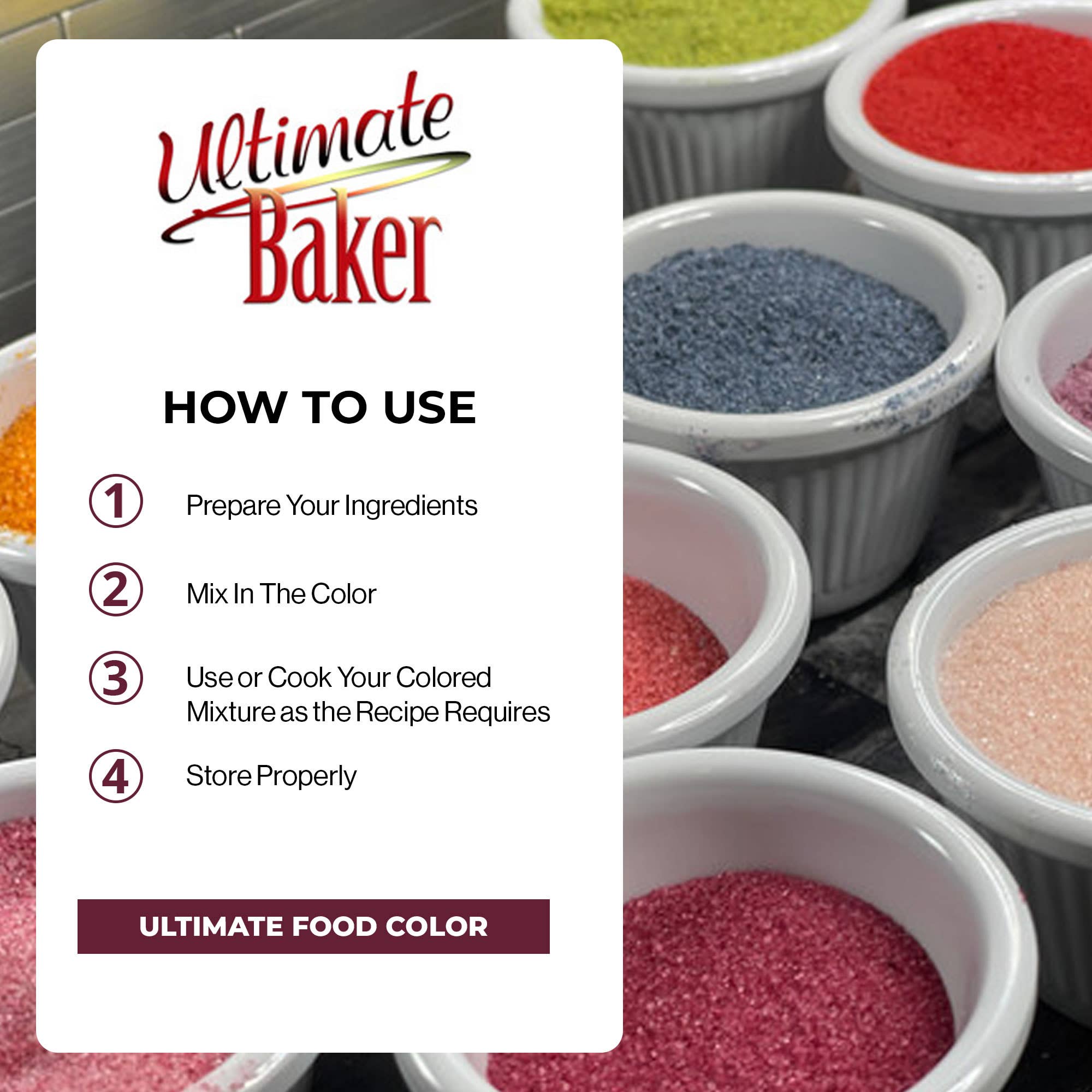 Ultimate Baker - Wholesale Decoratieset voor cake - Ultimate Baker Natural Fuchsia Voedingskleur (1x12g)5