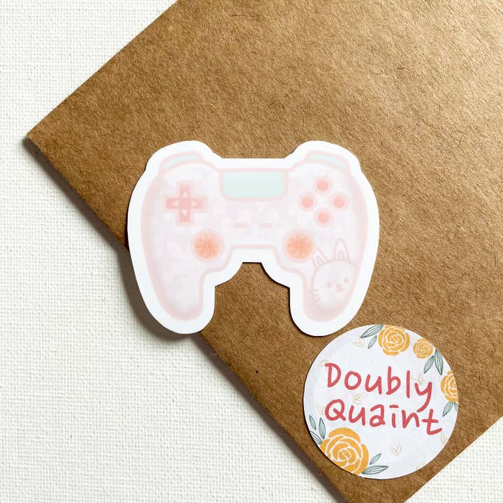 Sticker vinyle manette de jeu pour la vente par Doubly Quaint