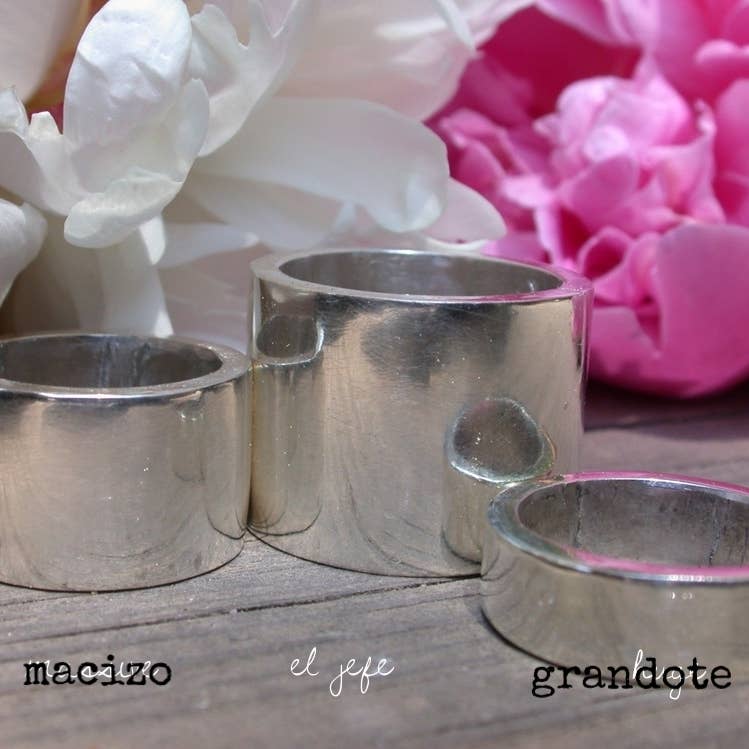 loving anvil - Wholesale Cocktail/Statement Ring - El Jefe Substantial Ring - 18mm or 3/4in tall -2