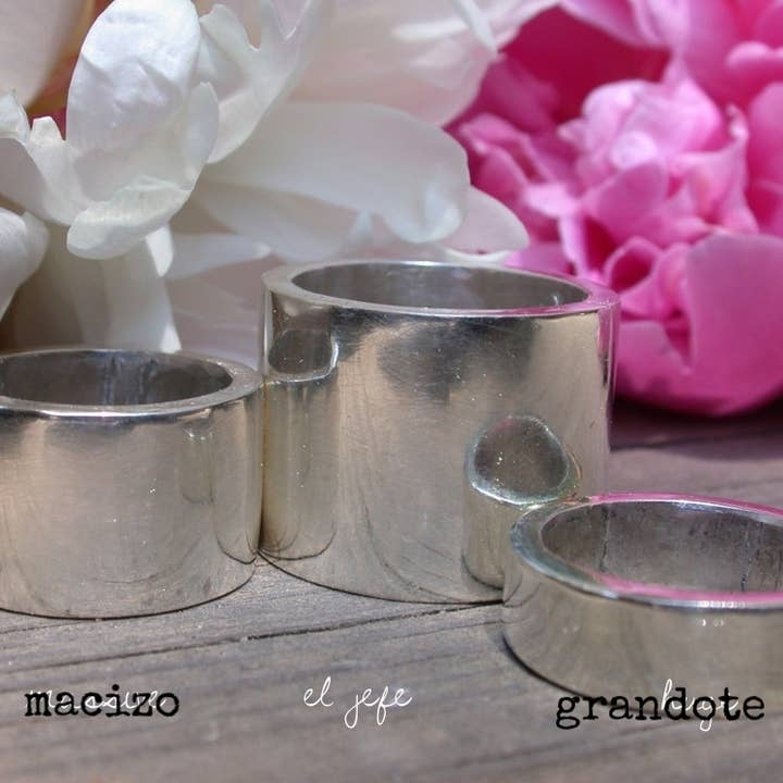 loving anvil - Wholesale Cocktail/Statement Ring - El Jefe Substantial Ring - 18mm or 3/4in tall -2