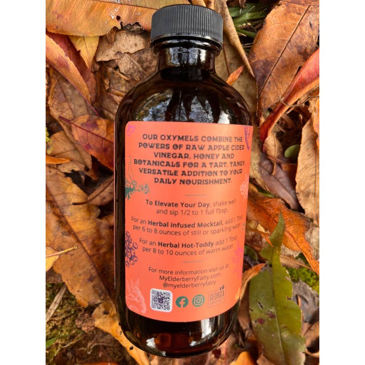 My Elderberry Fairy - Wholesale Tincture - Elderberry-Turmeric Oxymel (8 oz)