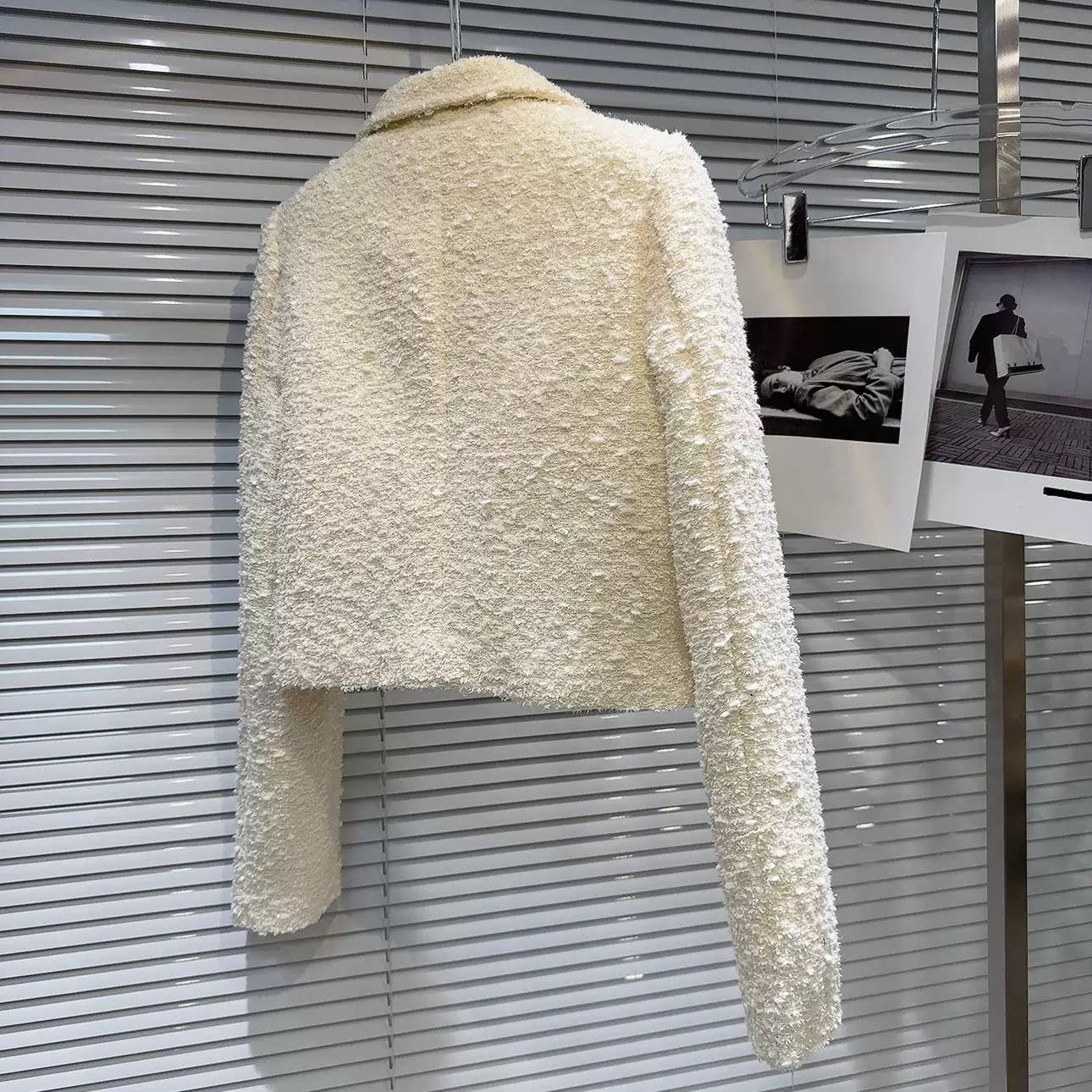 abrikos SET185Y Efterårstweed Kort Jakke & Skræddersyede Bukser Sæt for engroshandel på Faire5