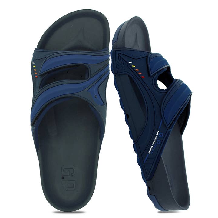 Pirogue: 9030 Navy for wholesale by Gold Pigeon Shoes