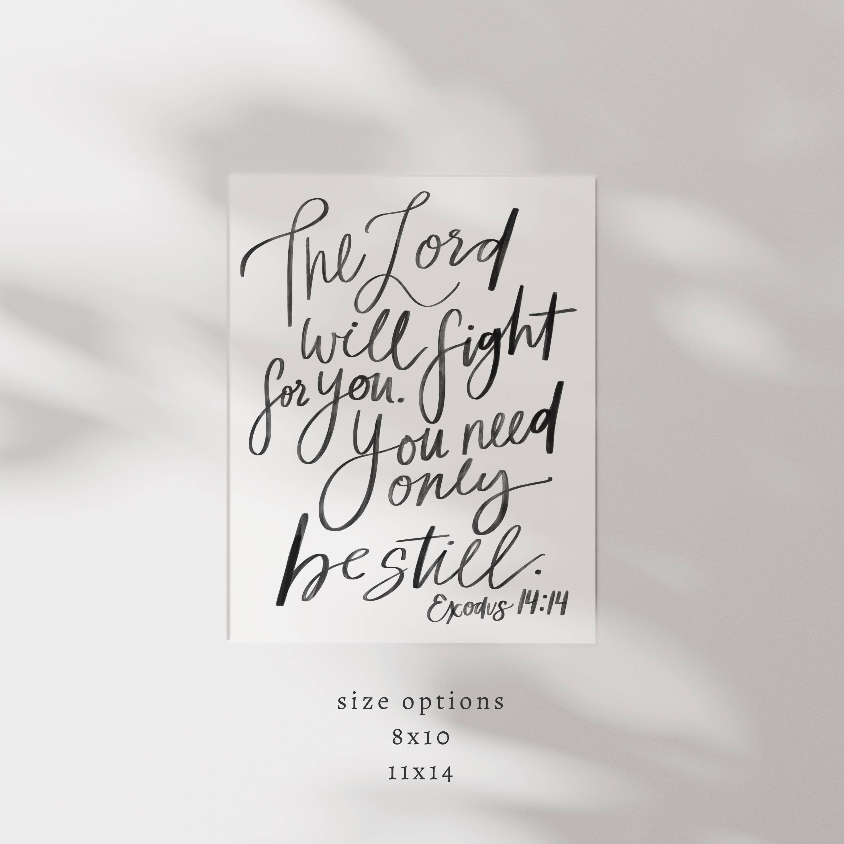 EverElling - Wholesale Art Print - Be Still Print2