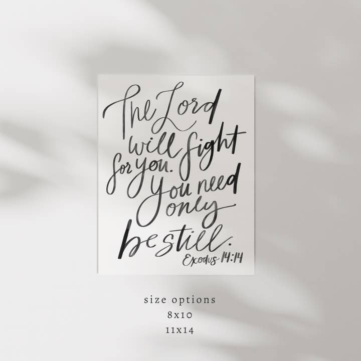 EverElling - Wholesale Art Print - Be Still Print2