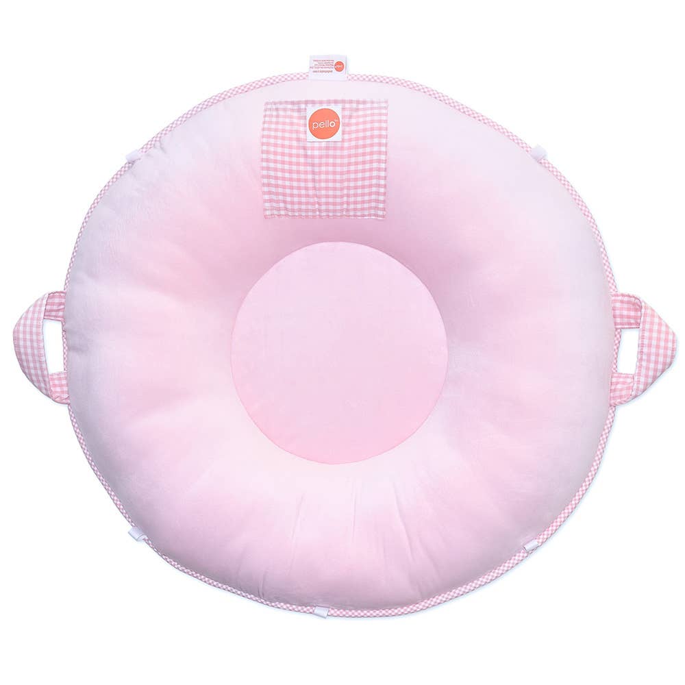GooseWaddle + Pello - Wholesale Floor Pillow - Sadie Pink Infant Pello Floor Cushion1