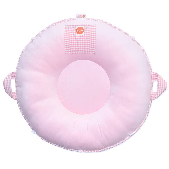 GooseWaddle + Pello - Wholesale Floor Pillow - Sadie Pink Infant Pello Floor Cushion1