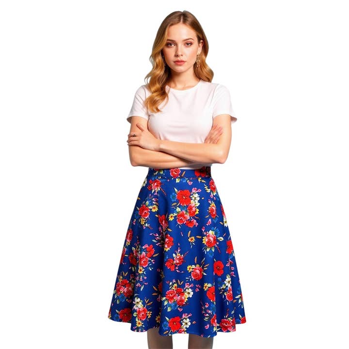 Flora A-Line Skirt for wholesale by Howdy Darlin'