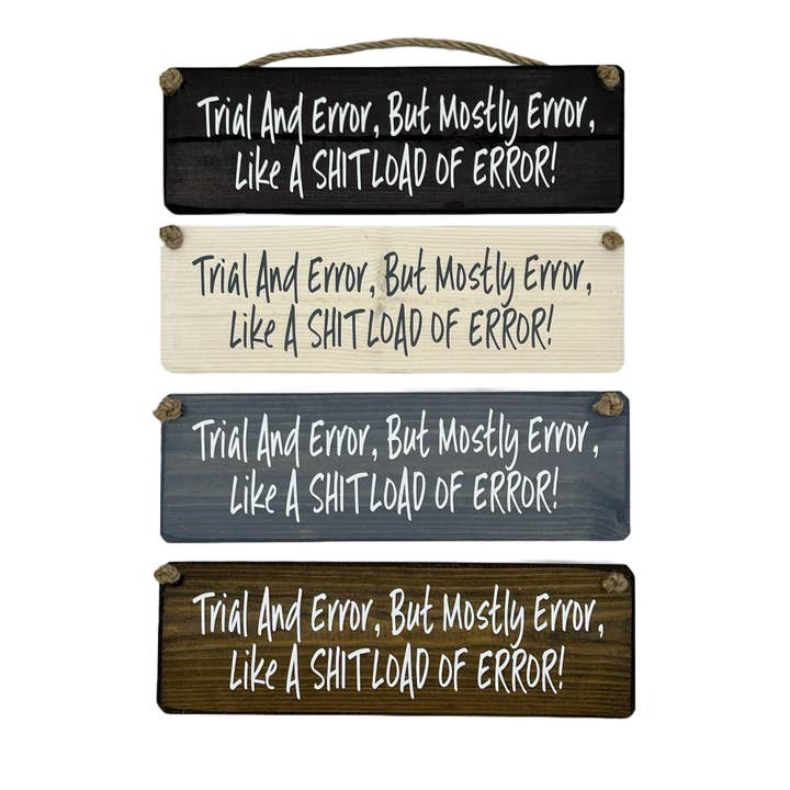 Versuch und Irrtum, aber meistens Irrtum, wie eine ganze Menge Handarbeit für den Großhandel von The Giggle Gift Company