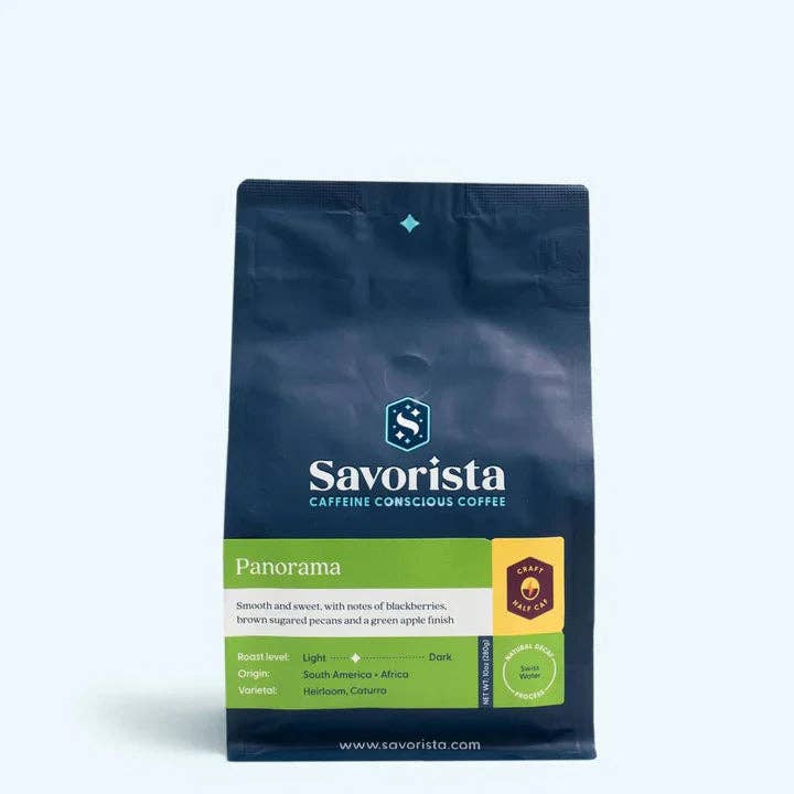 Panorama Half Caf - 10oz - Case of 6 for wholesale by Explorer Coffee Co.