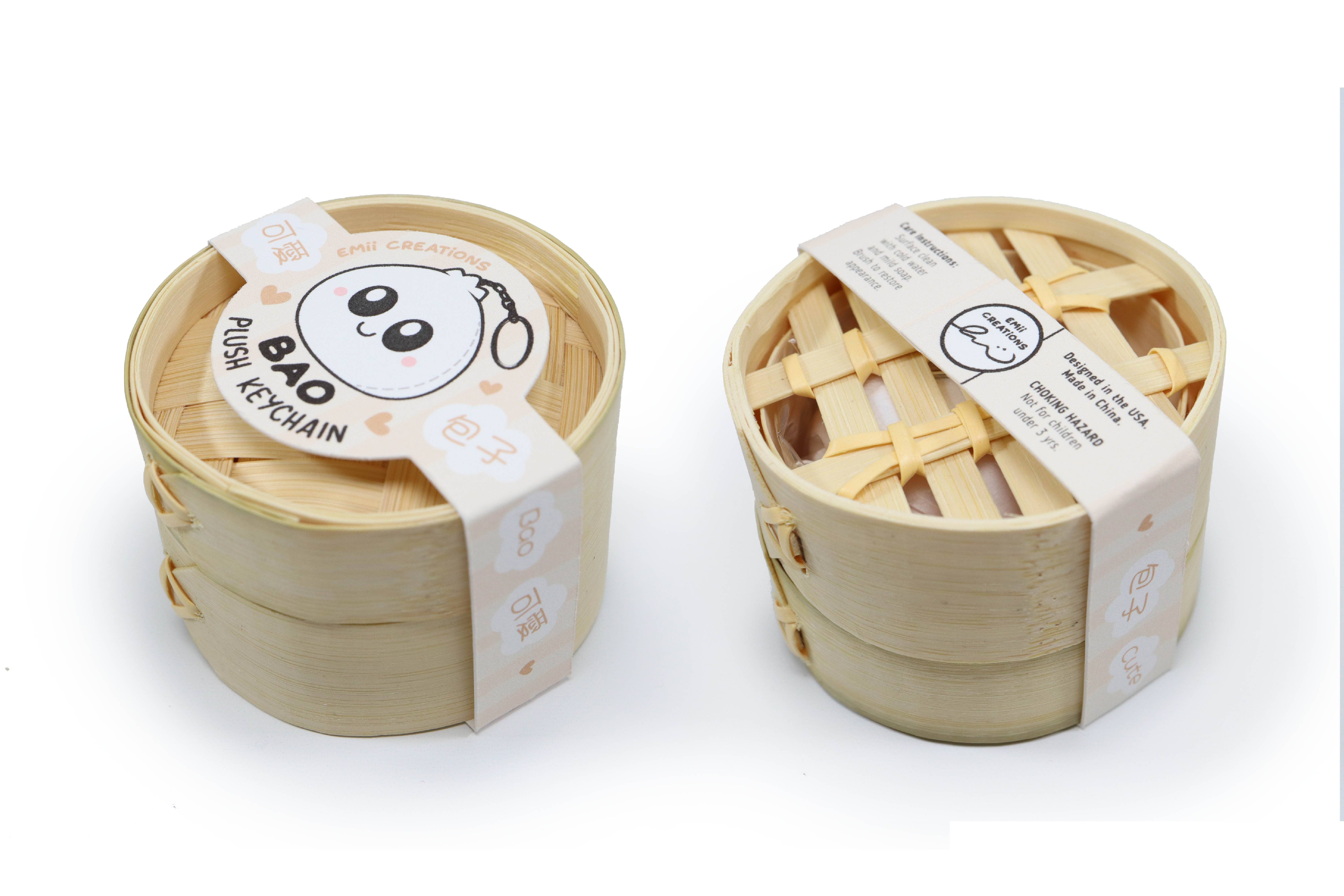 Emii Creations - Wholesale Keychain - Unisex - Tiny Bao Plush Key & Bag Charm4