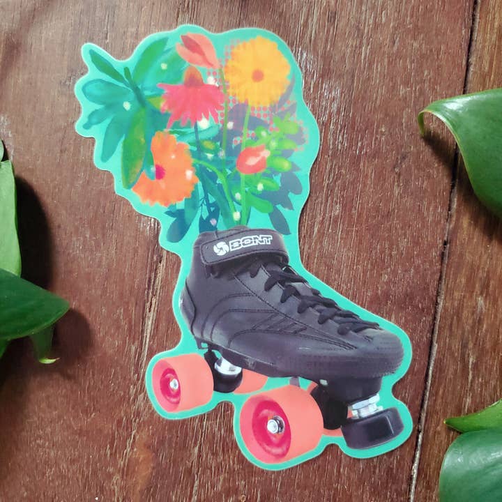 Flower Blades Sticker for wholesale by Lou's Hues