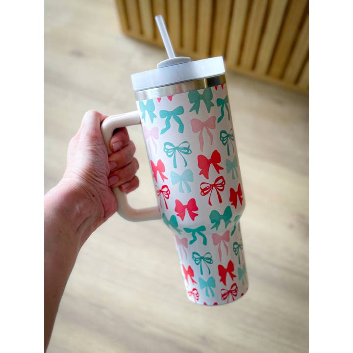 Bash - Wholesale Insulated Mug/Tumbler - 40oz Tumbler, Christmas Tumbler, Christmas Drinkware