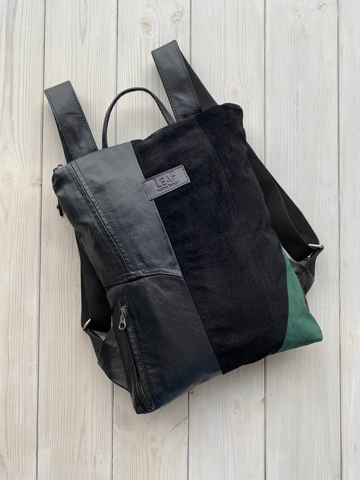 Original Leather Backpack, Sustainable Gift For Her for wholesale by LeaF