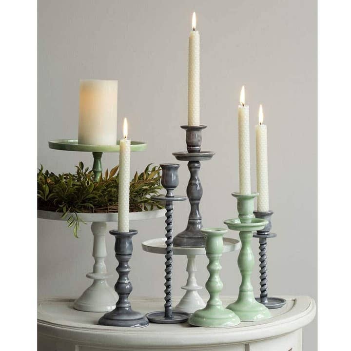Made Market Co. - Wholesale Candle Holder - Mint Empire Taper Candle Holder Medium4