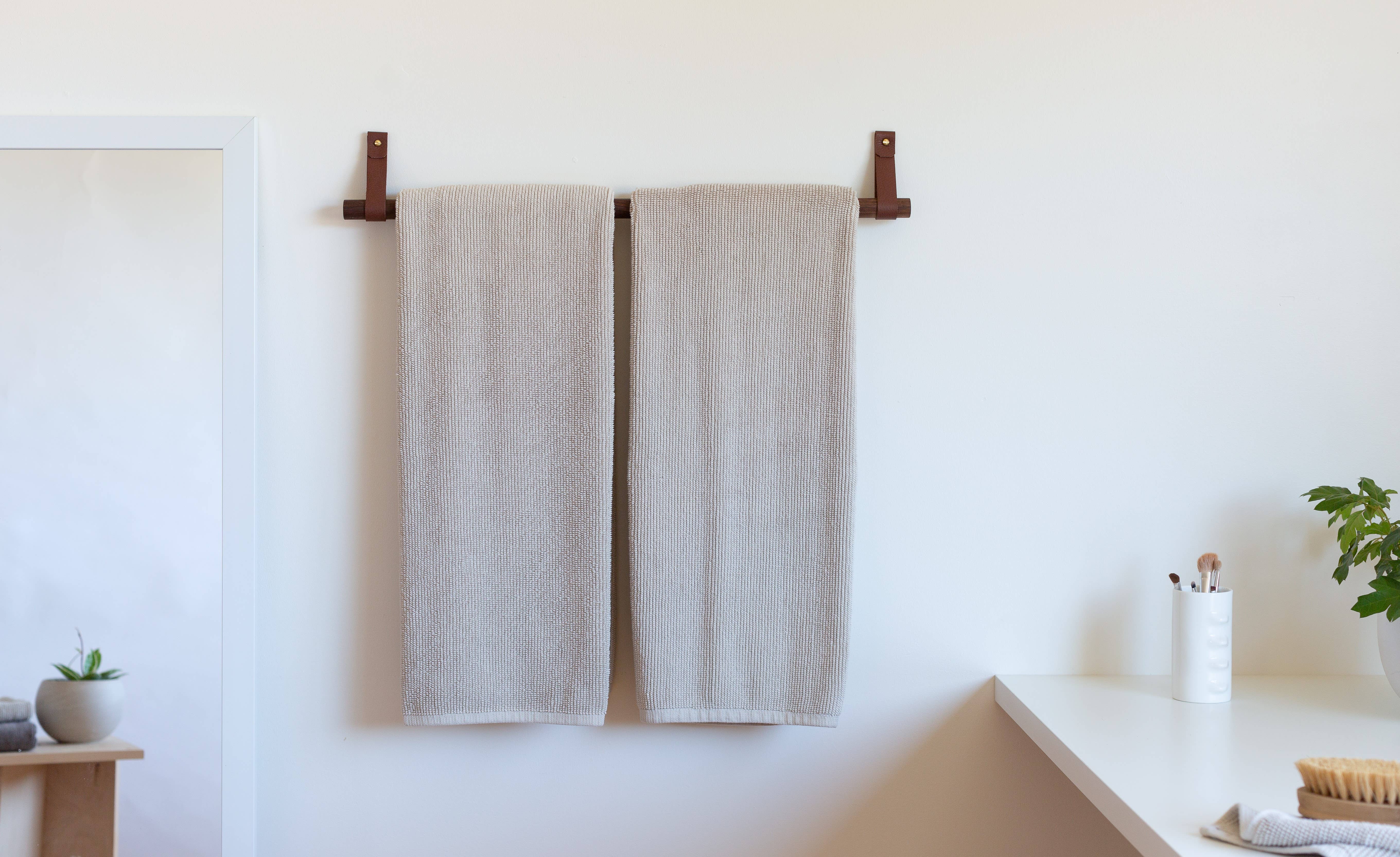 Keyaiira - Wholesale Towel Holder/Hanger - Bathroom Fixture Bundle - Black Ring - [Round End Style]11