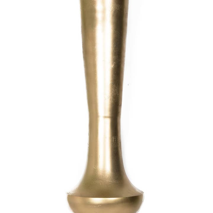 Gold Aluminum Vase (66"x15") for wholesale by S.N.K. Home Decor