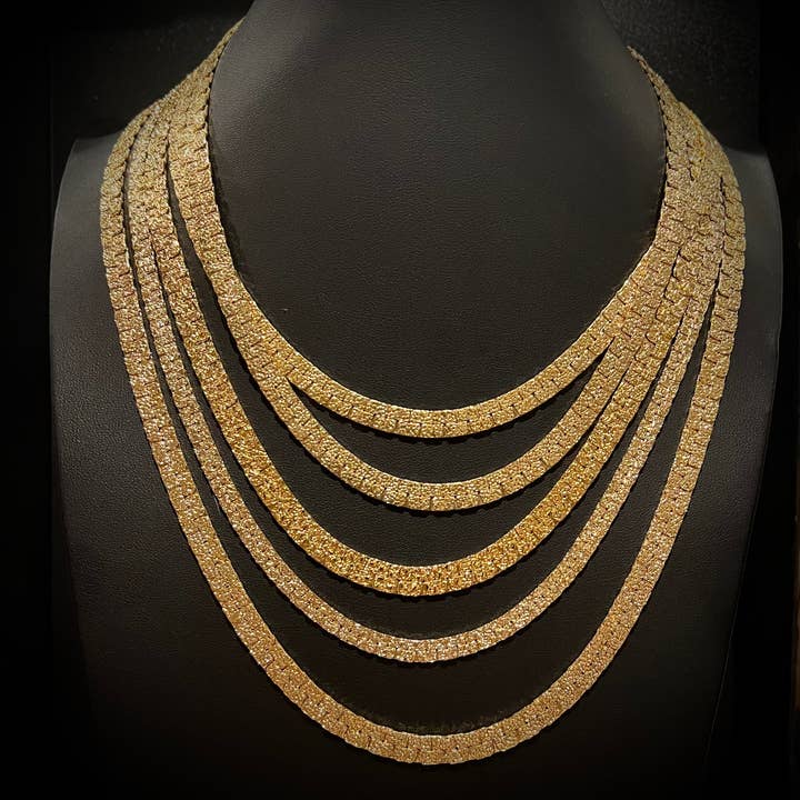 Flat nugget chain for wholesale by Atra Nova By Sheila B.