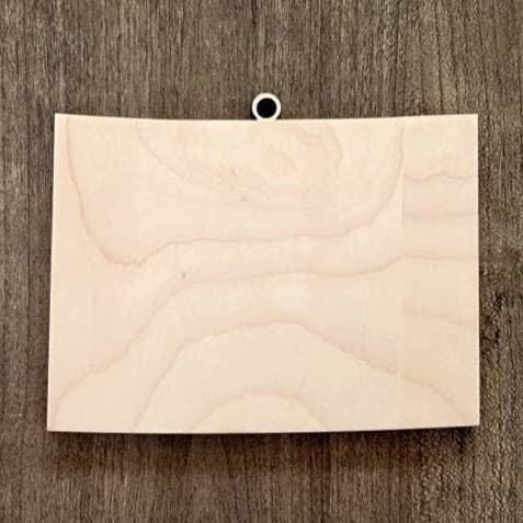 Ornement de Noël Colorado Décor de Noël en bois vierge pour la vente par KobasicCreations