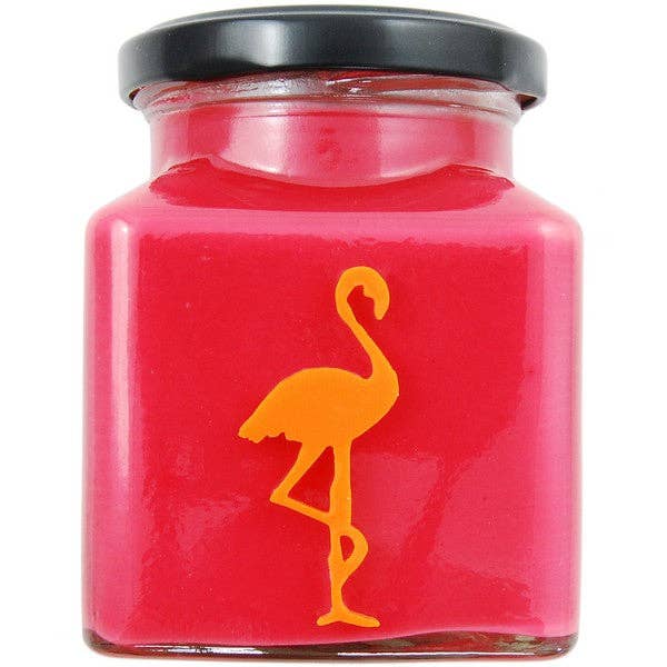 Cranberry, Orange & Cinnamon Classic Flamingo Candle for wholesale by Flamingo Candles