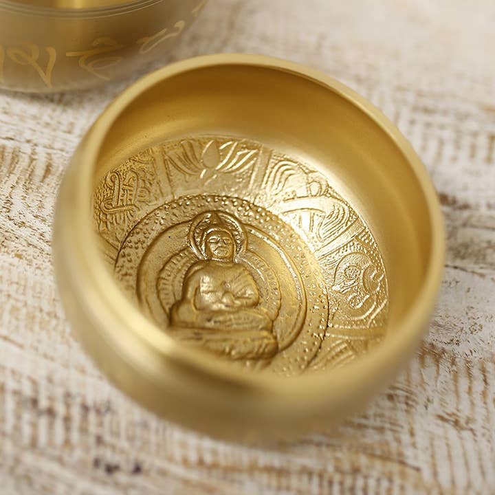 Ethike.eu - Wholesale Meditation Supplies - Buddha - Set of 2 Tibetan bowls1