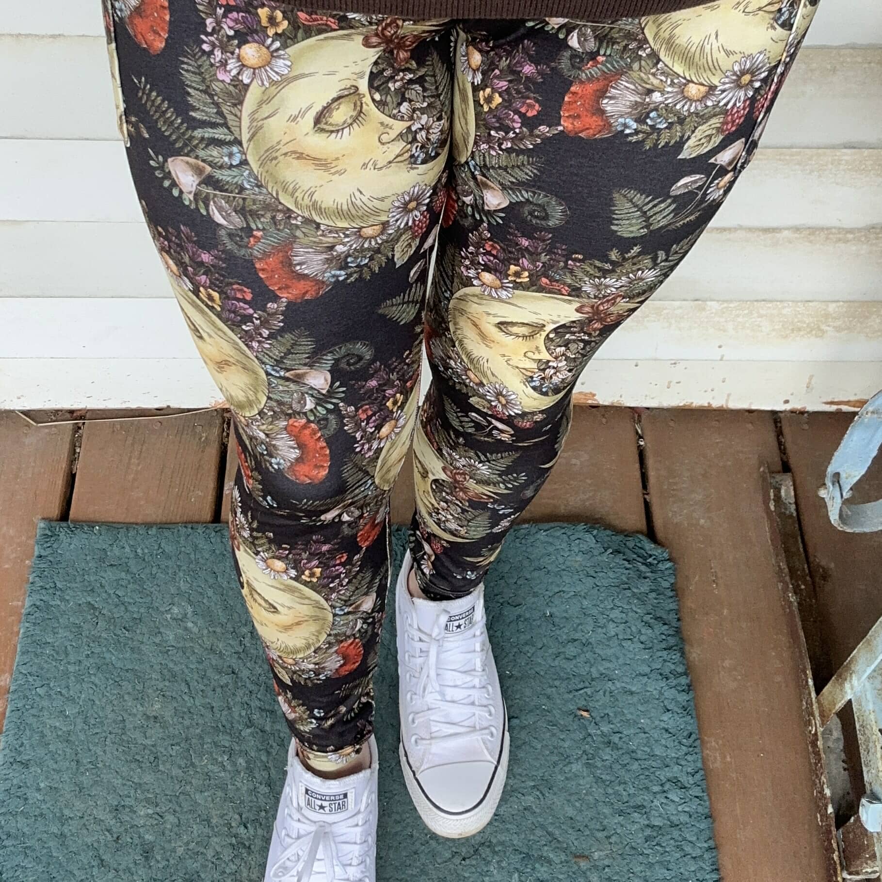 Triple Goddess Boutique - Vente Legging tendance – femme - Leggings à poches pour femmes, Leggings lune céleste6