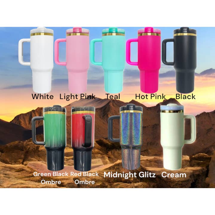 Crafty AF Studio - Wholesale Insulated Mug/Tumbler - 40oz Acotar Velaris MaasVerse NSFW laser engraved Tumbler