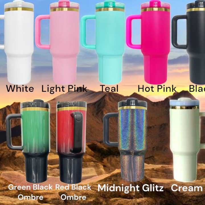 Crafty AF Studio - Wholesale Insulated Mug/Tumbler - 40oz KPop Demon Hunters Laser Engraved tumbler V2 | Huntrix | Saja Boys | k pop9