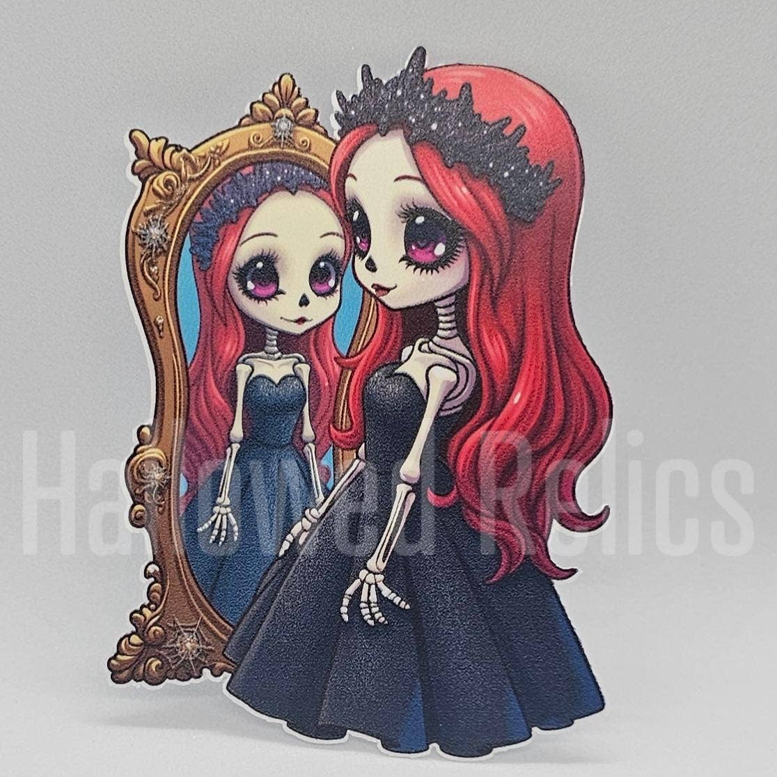 Hallowed Relics - Wholesale Sticker - Gothic Princess Skeleton Kawaii Sticker Set2