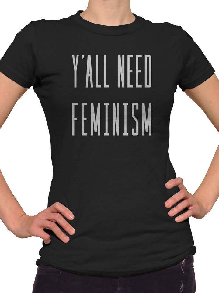 Women's Y'All Need Feminism T-Shirt for wholesale by Boredwalk