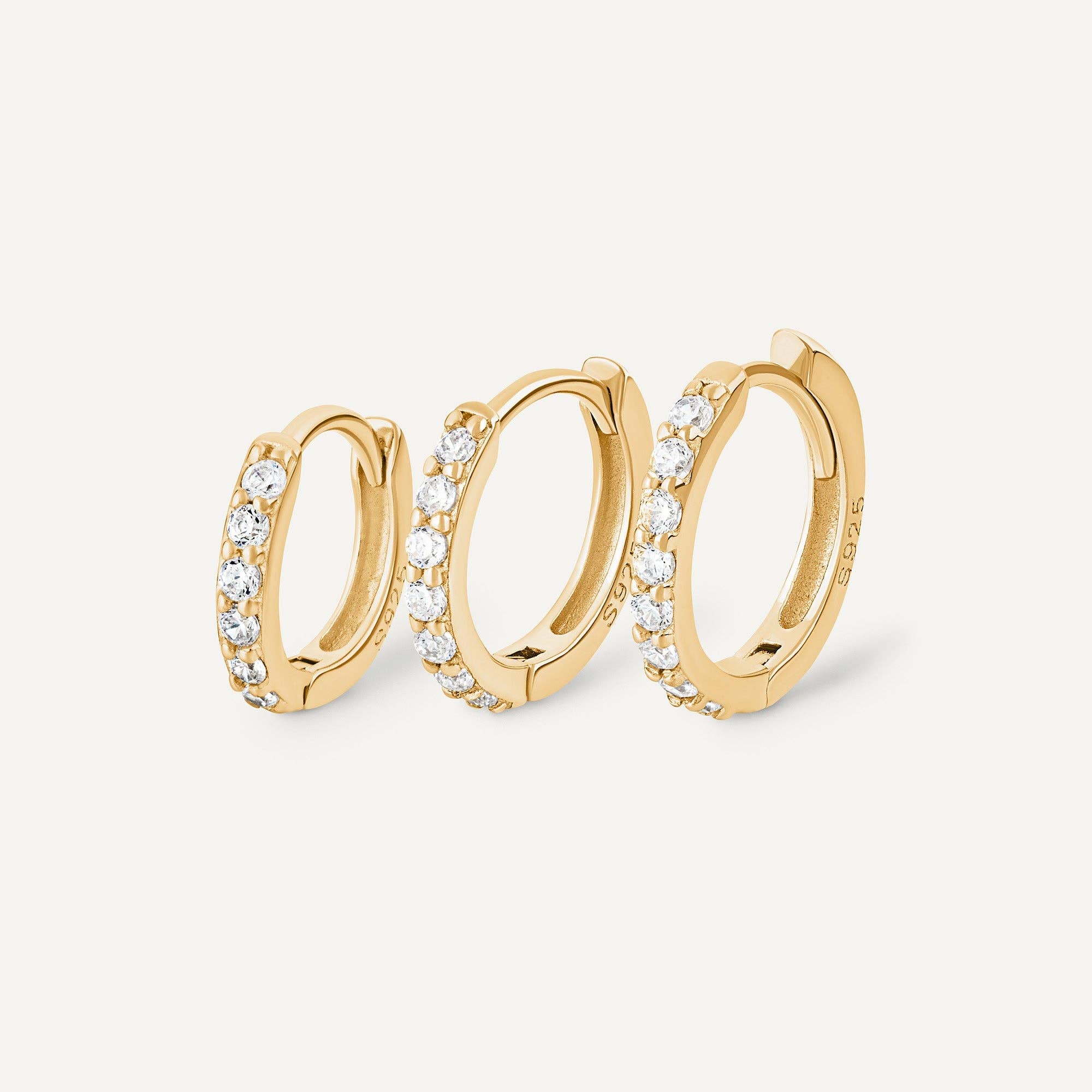 Pohesia - Wholesale Jewelry Set - PRAGUE EARRINGS TRIO