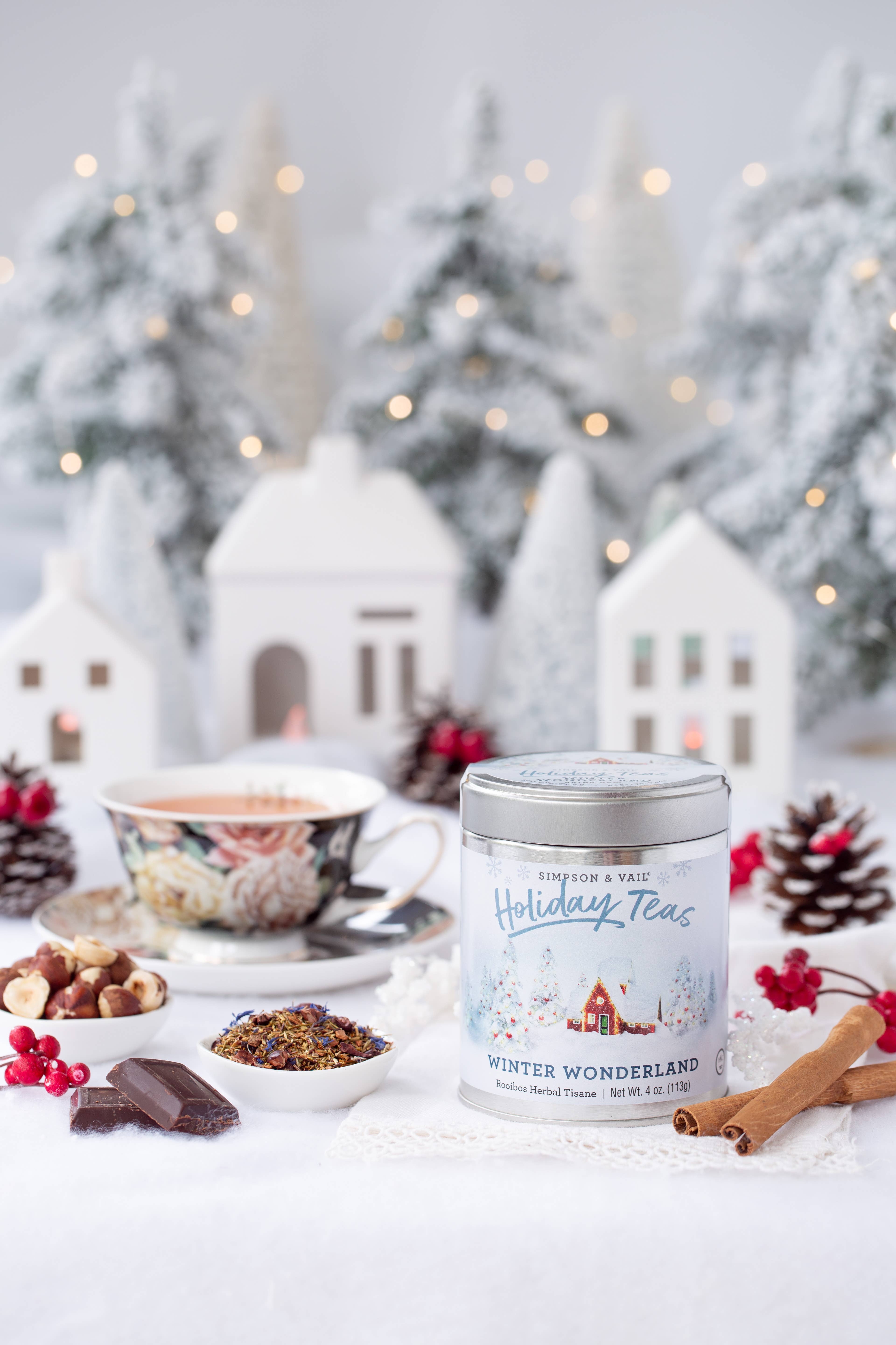 Simpson & Vail - Wholesale Loose Tea - Winter Wonderland - Rooibos Herbal Tisane, 4 Ounce Tin3