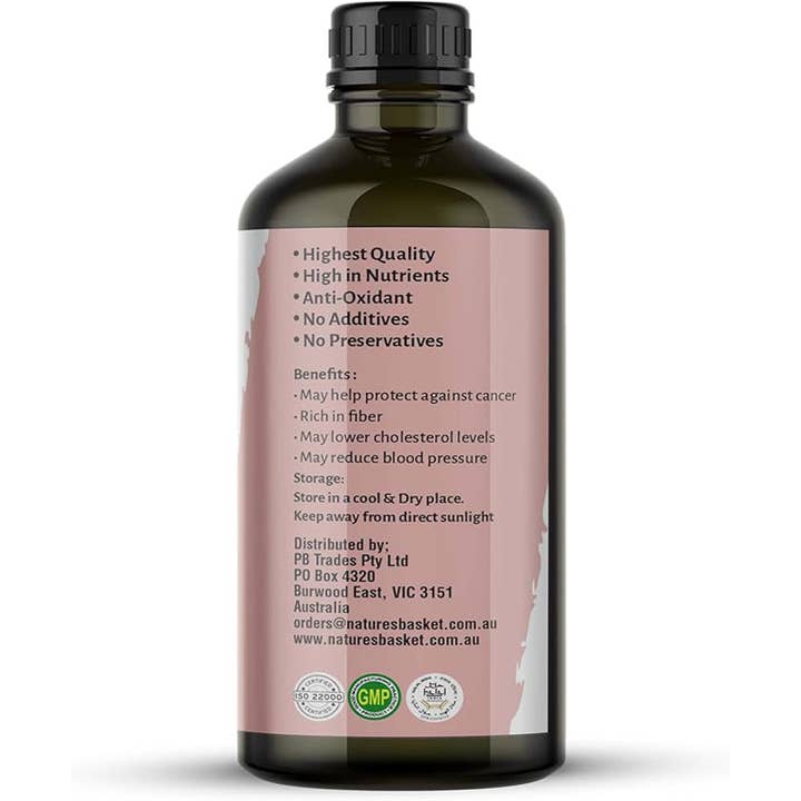 Natures Basket - Wholesale Oral supplement/vitamin - Nature’s Basket Cold Pressed Flaxseed Oil – Omega-Rich, Heart-Healthy & Skin-Nourishing (100ml)2