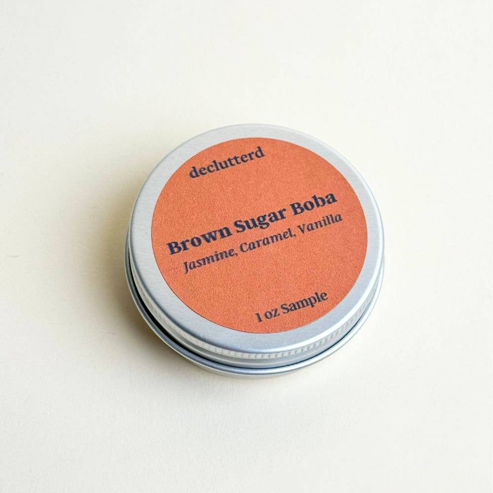 declutterd - Wholesale Travel Candles - Candle Tin Sample 1 oz Wood Wick Non Toxic Coconut Soy Wax27