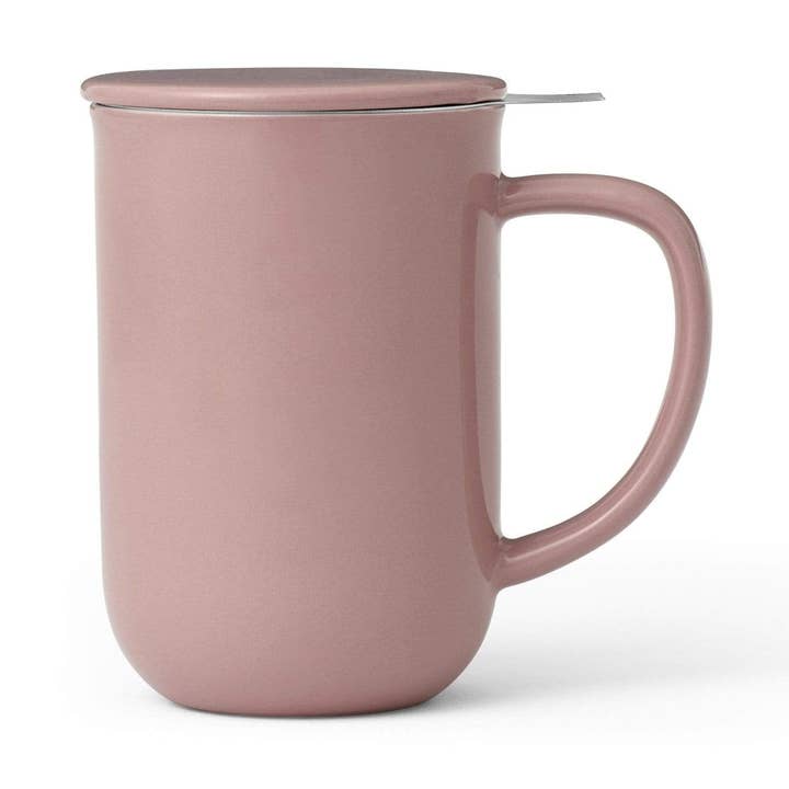 Mug en porcelaine Minima™ Balance avec infuseur à thé en vrac pour la vente par Viva | Espro | Liiton