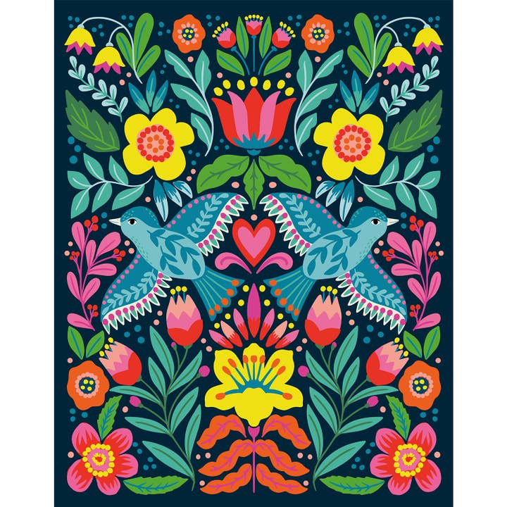Multi Scandi Love Diamond Painting Kit (full drill) for wholesale on Faire