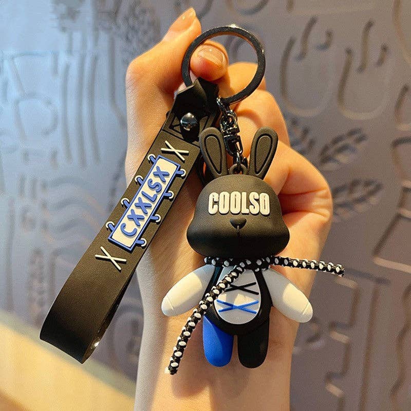 KiddieKickz - Vente Porte-clés – enfant - Porte-clés souple en PVC Bow Bear, joli porte-clés15