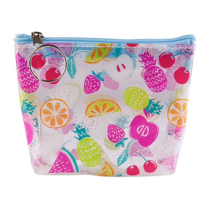 Accentra - Wholesale Make-up tas/toilettas - Toilettas / Toilettas Transparant Met Fruitprint1